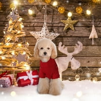 Božićna odjeća za kućne ljubimce Džemper sa kućnim ljubimcem Teddy džemper za pse zimski crtani džemper
