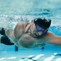 Naočale za plivanje, naočale za plivanje sa čvrstim okvirom i mekom silikonske brtve UV zaštite Šareni