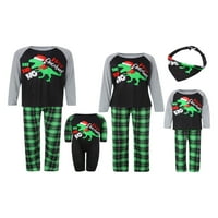 Gwiyeopda božićne pidžame za obitelj PJS setovi za noćnu odjeću za spavanje roditelj-dijete