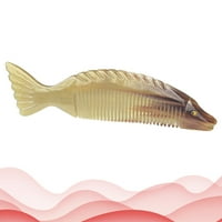 O Horn Comb Combing Prirodni delikatni češalj Creative Ribe Oblik ribe Krenite prenosni češalj za glačanje