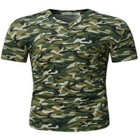Bomotoo muškarci T majice kratki rukav Ljetni vrhovi V izrez bluza casual osnovna vrsta sportske majice