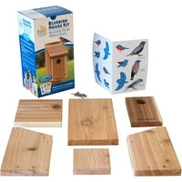 Klub Woodlink Bluebird House DIY Craft setovi, skup setova za stvaranje plavih životinja