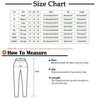 Levmjia ženske plus veličine duge hlače za čišćenje ženske ležerne čvrste hlače Udobne elastične hlače