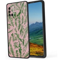 Kućište za telefon za Samsung Galaxy A 4G za žene Muška Pokloni, Mekani silikonski stil otporan na udarce - Leaf CACK za Samsung Galaxy A 4G