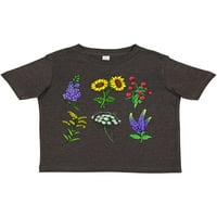 Inktastična skupina prekrasnih divljih cvjetova poklon dječaka majica ili majica mališana