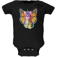 Rainbow Butterfly jednorog Kitten Crna mekana beba jedan - mjesec
