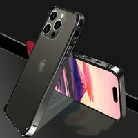 Dteck Aluminium Bracker futrola za iPhone pro max, bez leđa Dizajn kompatibilan sa MAGSAFE Metal Frame