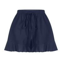 Aurouralne ženske kratke hlače modne žene znojni kratke hlače Ljetne casual labave kratke hlače sa velikim