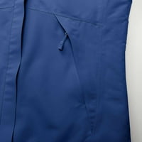 Voncos Muška jakna s kapuljačom - Dugi rukav Ležerni za kose Ležerne prilike na otvorenom Sportski fitness Jesen Zimski kardigan Kaputi za muškarce Velike plave veličine 4xl