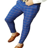 Leuncero Muške pantalone 3D digitalne hlače za digitalnu ispis na sredini struka Casual ravno nogu CK-XL