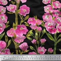Onuone viskoza šifon tkanina odlazi i ružičasta cvjetna ploča za štampanje tkanine sa dvorištem široko