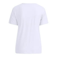 Muška majica Top košulja Kratki rukav Okrugli vrat Labavi majica Modna slova Prin Fsahion Bluze Top
