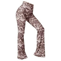 Rovga joga hlače za žene Aktivno odjeća Voda Ripple Yoga Casual Hlače Spaljene hlače Fitness Yoga Hlače