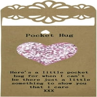 Tkser za rođendanske kartice Hug Great Card Chinjond Valentinovo u obliku srca u obliku srca u obliku