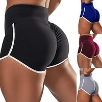 Fusipu Velike veličine Žene High Squik Hip Lifter Slim Yoga Sportske kratke hlače Boxers Hot Hlače