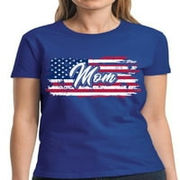 Ponosna američka mama mama - 4. jula Majka američka zastava Grafički tee