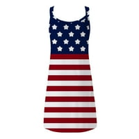 Žene Ljeto plaža Proljeće Striped Print Slatka haljina Swing Cover Up sandress casual blesing haljina
