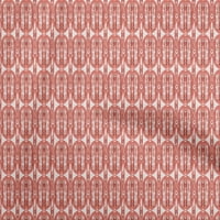 Onuone pamuk fle crvene tkanine Geometrijski zanatski projekti Dekor tkanina Štampano od dvorišta široko