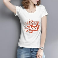 Ljetni vrhovi za žene - stilski grafički majica, meka i izdržljiva majica