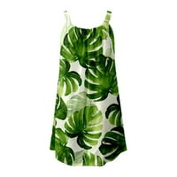 Haljine za pesku za žene Seksi havajska tropska sitnica Sling mini haljina Ljeto Loose Comfy Boho sundress