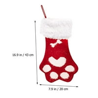 Božićna čarapa Velika veličina Božićna zaliha poklon torba Božićno drvce Viseći dekor