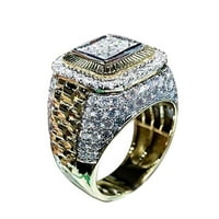 Prstenovi Poslovni muškarci Modni nakit Dječak Poklon prsten Vjenčanje prsten nakit veličine 6- h