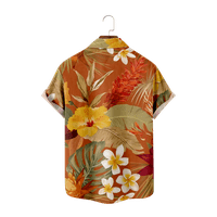 Cvjetna majica kratkih rukava Havajski top Boys Girls Beach Print Fashion Muška havajska majica, D-7XL