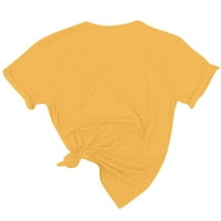 Strungten ženska modna okrugla Neovisnost za neovisnost vrata suncokret Pulover Ležerne prilike majica
