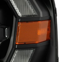 Alfasu 04- FORD F 06- LINCOLN MARK LT LUXX-serija LED prednja svjetla Crnog