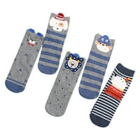 Aoochasliy Božićne čarape Ženske zimske čarape Tube Socks Crtani životinjski pamuk Udobne čarape