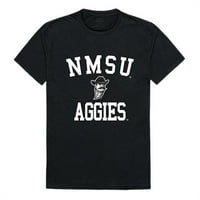 Majica za majicu Sveučilišta u Republici 539-225-BLK- New Mexico State University, crno-bijelo - veliko