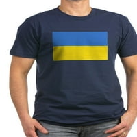 Cafepress - Ukrajinska zastava majica - Muška ugrađena majica