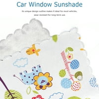 Cartoon Sicker Zidne nijanse prenosne prozore za automobile Suncoshades Auto prozor