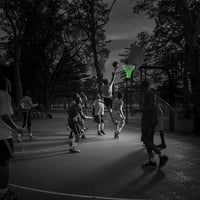 Košarkaški rim neto sportski sportovi sjaj u tamnom najlonu košarkaškim obručima Sve vrijeme debela