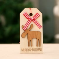 Cuoff Decor Decor kupaonica Dekor Zidni dekor Dekora Božić - Drveni personalizirani božićno drvce Viseći