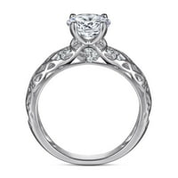 Toyella isključivo za sterling srebrne prsten žene evropska i američka modna simulacija dijamantnog prstena bijelog zlata 5