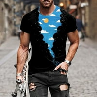 Aloohaidyvio majice za muškarce, muški modni ljetni dekolte majica 3D štampanje uzorka kratki rukav