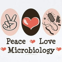 Cafepress - Mir Love Microbiology GodySuit - Beby Light Bodysuit, Veličina Novorođenčad - meseci