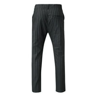 Muške pantalone plus ruka Ležerne slim Fit Skinny Business Forrace hlače Crne 32