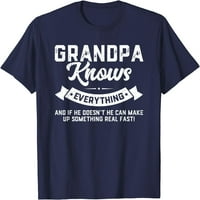 Tree Muns Grandpa zna sve košulje 60. poklon smiješnoj majici oca