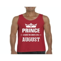 Normalno je dosadno - muški tenk top za muškarce, do muškaraca veličine 3xl - rođendanski poklon princ rođen je u kolovozu
