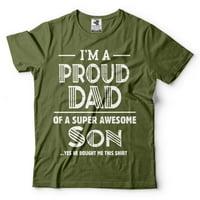 Ponosan je tata super fenomenalne sine majice tata i sina tee oca darove oca