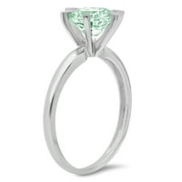 0,5ct sjajan okrugli rez VVS originalni sukob besplatan zeleni simulirani dijamant pravi žigosani puni