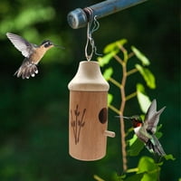 Badymincsl vrtni predmeti na čišćenju ili prodaja Hummingbird kuća vanjska viseća drvena hranilica za ptice drvena Hummingbird House