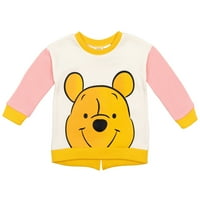 Disney Winnie The Pooh novorođenčad dječje djevojke runove duksere i hlače postavljene ružičaste mjesece