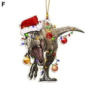 Ukrasi božićne drvve Dinosaur Božićne ukrase Dinosaur Božićna stabla privjesak ukras ekološki prihvatljiv