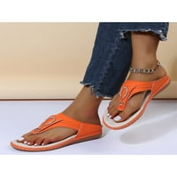 Colisha Womens slađe sandalama sandale plaže Flip flops dame lagana klizač Sandalalni klizanje na casual