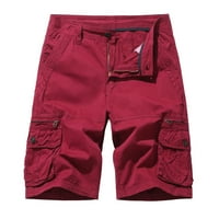 CLLIOS CARGO HLATS-a za muškarce veliki i visoki multi džepovi Hlače Radne vojne kratke hlače Classic Camping Cargo Shorts