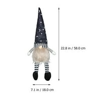 Djekolov Halloween Svjetlina Long noga Gnome Lutka ukras