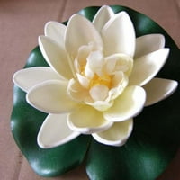 Umjetno plutajuće lotosovo cvijeće, plutajući ribnjak dekor realistična pjena voda lotos cvijet